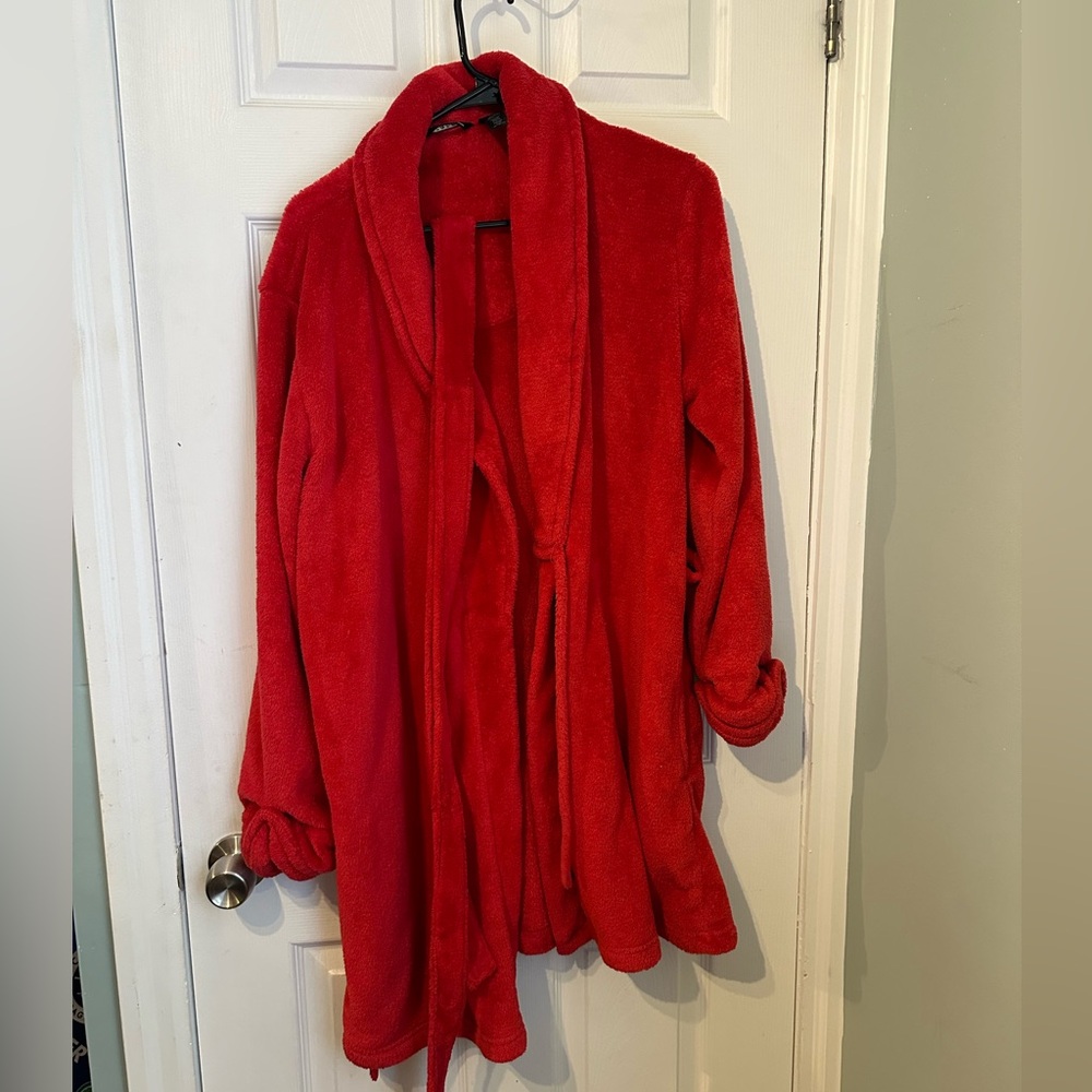 George puffy fluffy cozy kids housecoat with pockets and belt cozy fall robe